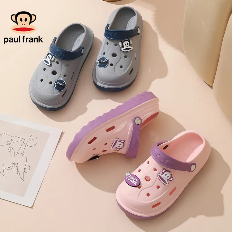 大嘴猴爆款洞洞鞋外穿厚底高能感情侣防滑软底防臭男沙滩鞋