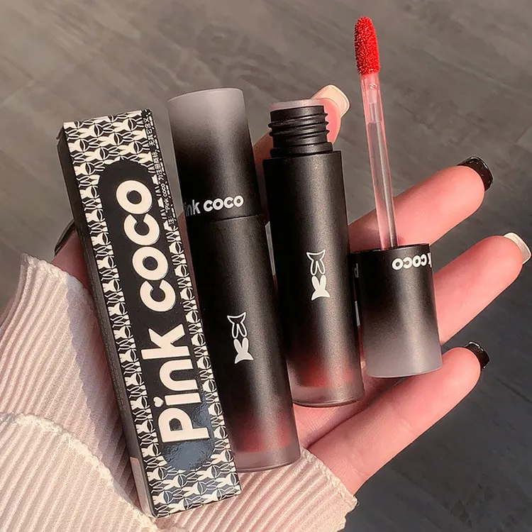 李佳奇优选】Pinkcoco暮色奶雾唇泥反转马卡龙唇釉丝绒雾面不粘杯
