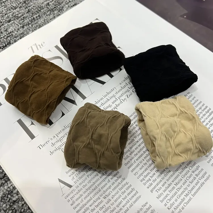 美拉德秋冬宽边无接缝发圈高弹力扎头皮筋不伤发高弹力绑头绳