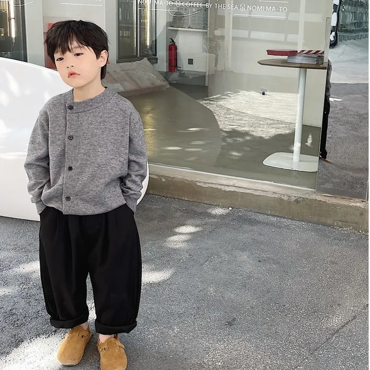 男童秋装宝宝秋季外出服童装开衫韩版炸街针织衫毛衣儿童潮牌服装