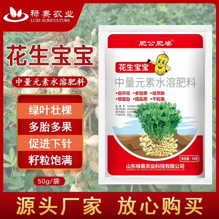 花生宝宝粒粒饱满绿叶壮棵颗粒饱满提高产量多肽加强型叶面肥