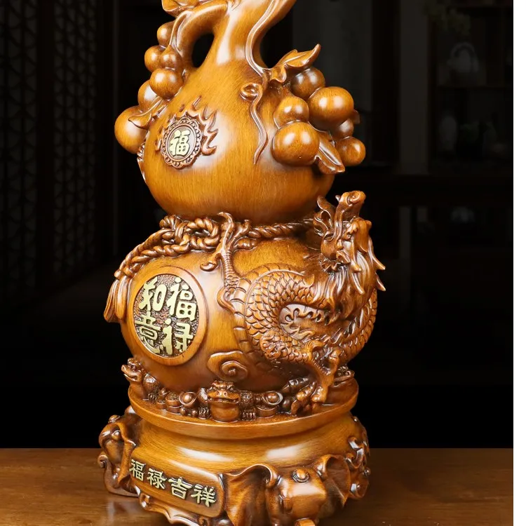 福禄吉祥高档葫芦摆件 大约 高38    长18