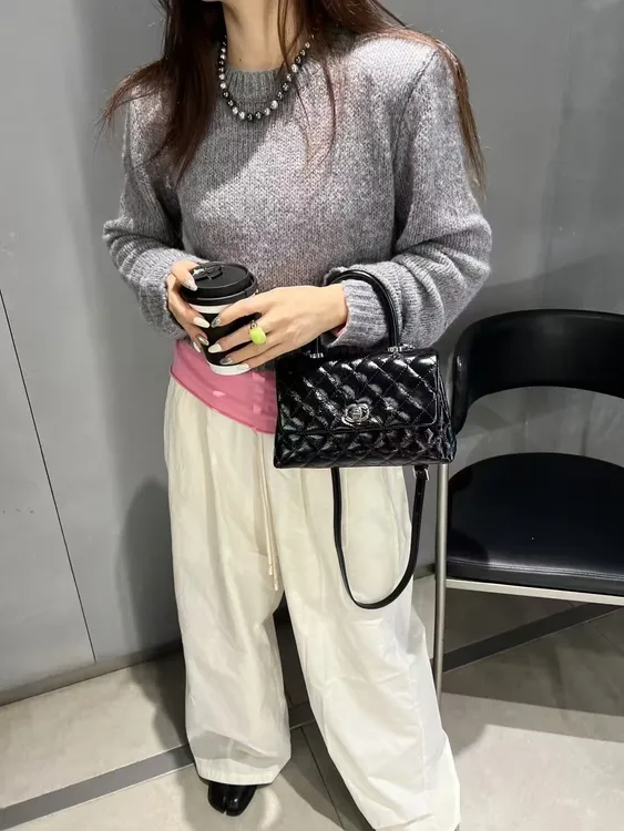 高奢原版进口头层牛皮油蜡皮手提单肩斜挎包百搭可diy