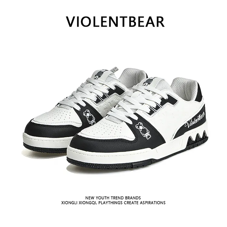 Violentbear/暴力熊时尚男鞋潮流轻奢女鞋情侣经典百搭板鞋8889