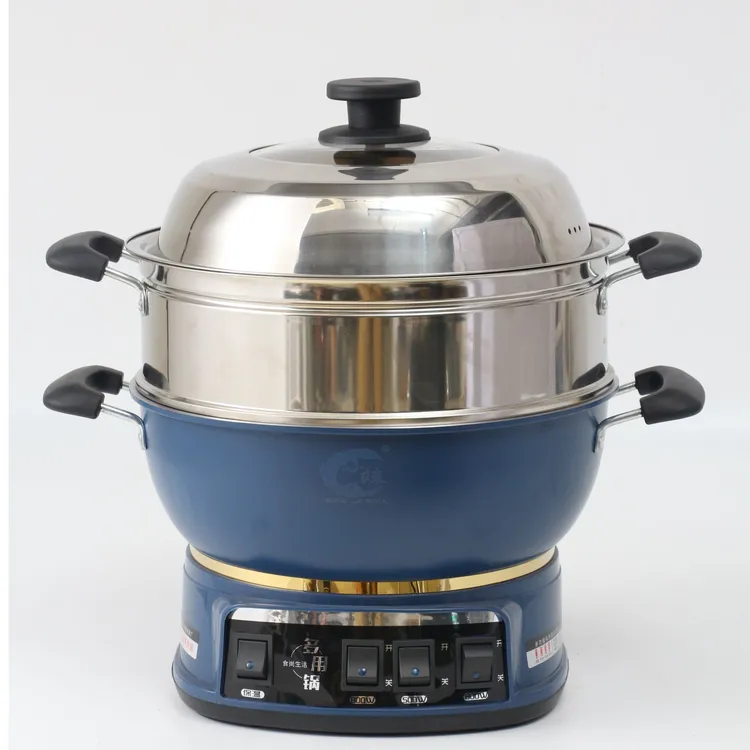 小辣仙多功能悬浮不粘电炒锅，电火锅，电煮锅，电蒸锅，电锅