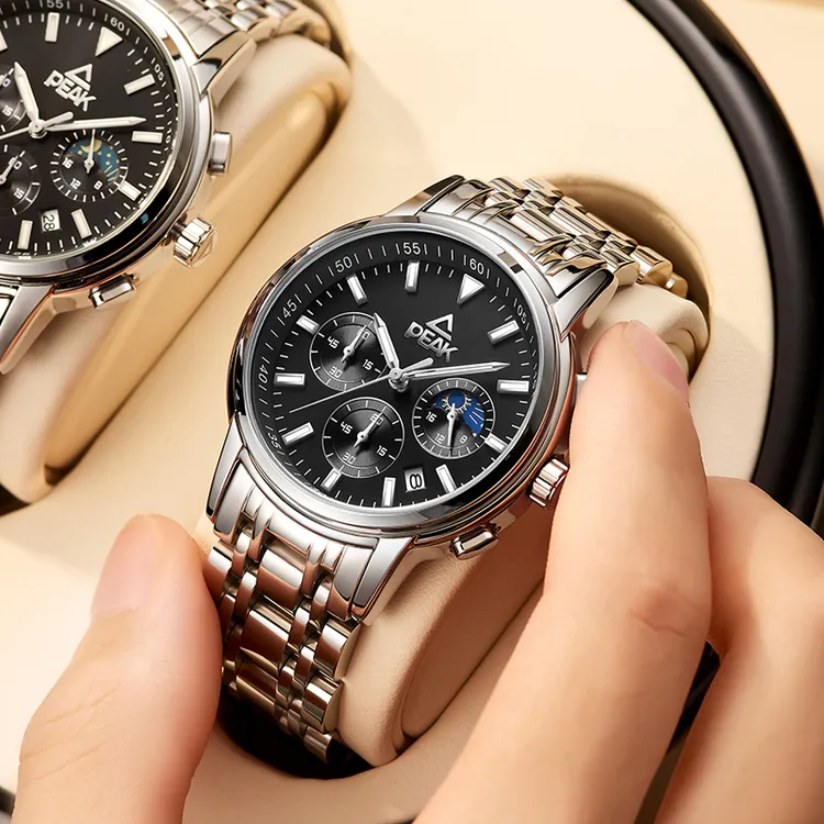 匹克正品男士手表高级全自动机械感名牌送男朋友生日礼物潮流夜光