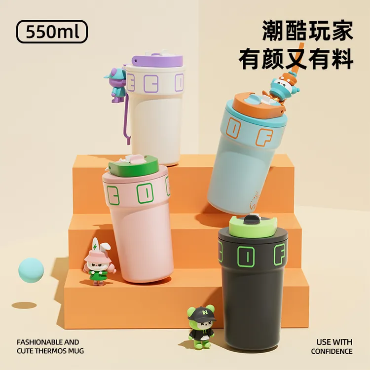 ZIPPO保温杯精致可爱简约学生不锈钢保温杯316食品级