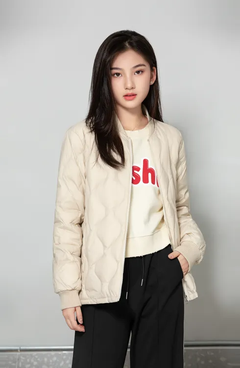 初高中学生校服神器羽绒内胆保暖舒适简约百搭轻便加厚24998