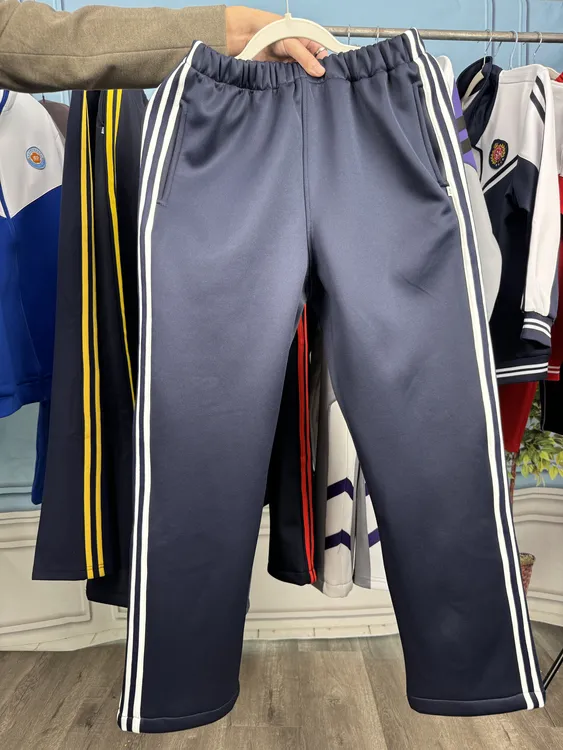 【学校同款】侧边三白条加绒加厚校服裤子