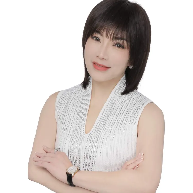 蓬松透气全手织真发丝层次BOBO发清凉透气时尚减龄百搭妈妈假发套
