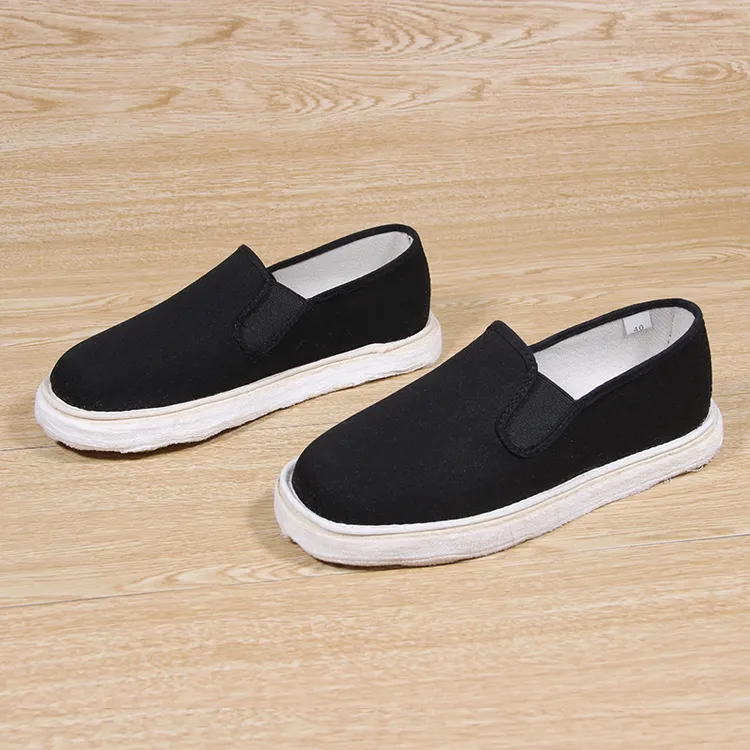 包邮老北京布鞋男女春秋加厚耐磨布鞋中老年爸爸手工千层底老布鞋