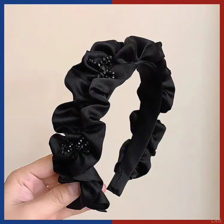 轻奢法式优雅褶皱发箍女头饰感压发头箍百搭显脸小时尚气质发饰女