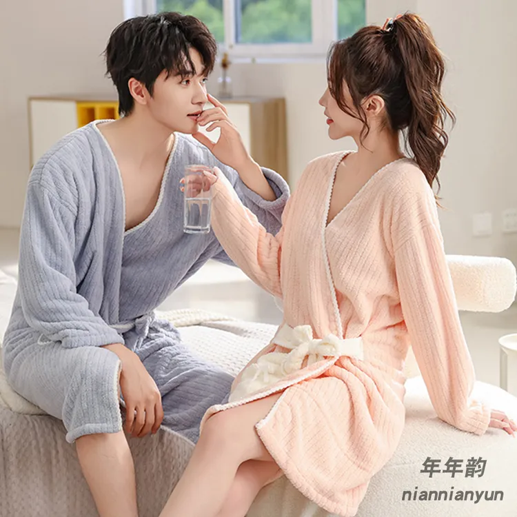 可穿浴巾浴袍速干穿衣式学生居家成人情侣女男加厚吸水秋冬新款