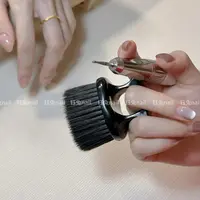 钰兔粉尘刷手指环俄式前置处理刷扫软毛刷死皮除尘刷甲缝清洁美甲