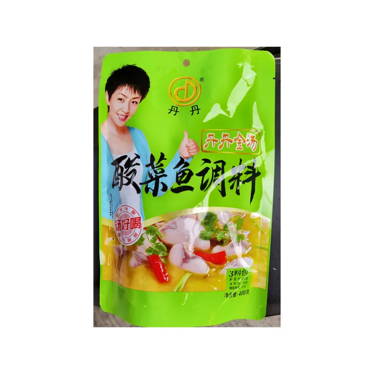 400克丹丹金汤酸菜鱼佐料*2袋   炖鱼料酸菜鱼佐料酸菜面佐料食用