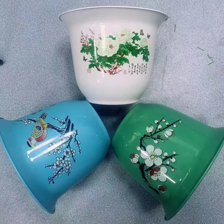 花盆仿陶瓷树脂塑料花盆批发厂家直销