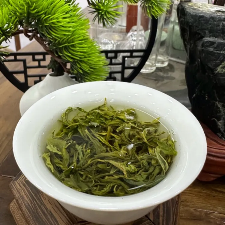 崂山绿茶25年大田豆香味绿茶