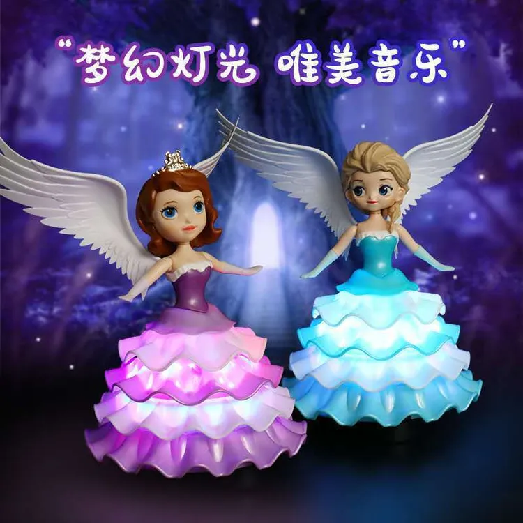 洋娃娃唱歌跳舞儿童音乐玩具冰雪电动小娃娃艾莎芭比娃娃公主