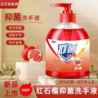 新款红石榴抑菌洗手液杀菌抑菌99%泡沫低泡易清洗按压式洗手