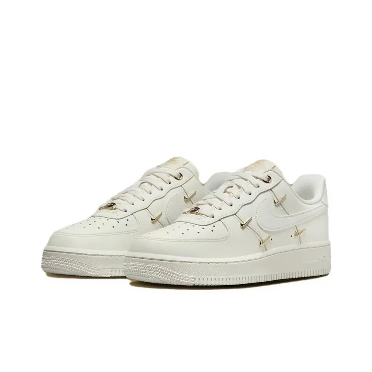 NIKE/耐克【可自提】女鞋奶油白AF1四勾空军复古休闲板鞋FV3654-111