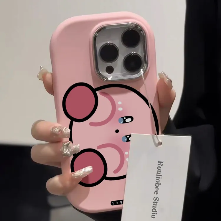 可爱大头卡通适用苹果15手机壳iphone13/14promax防摔12/11全包女