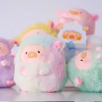 【拆盒】LuLu彩虹猪羊毛绒公仔盲盒
