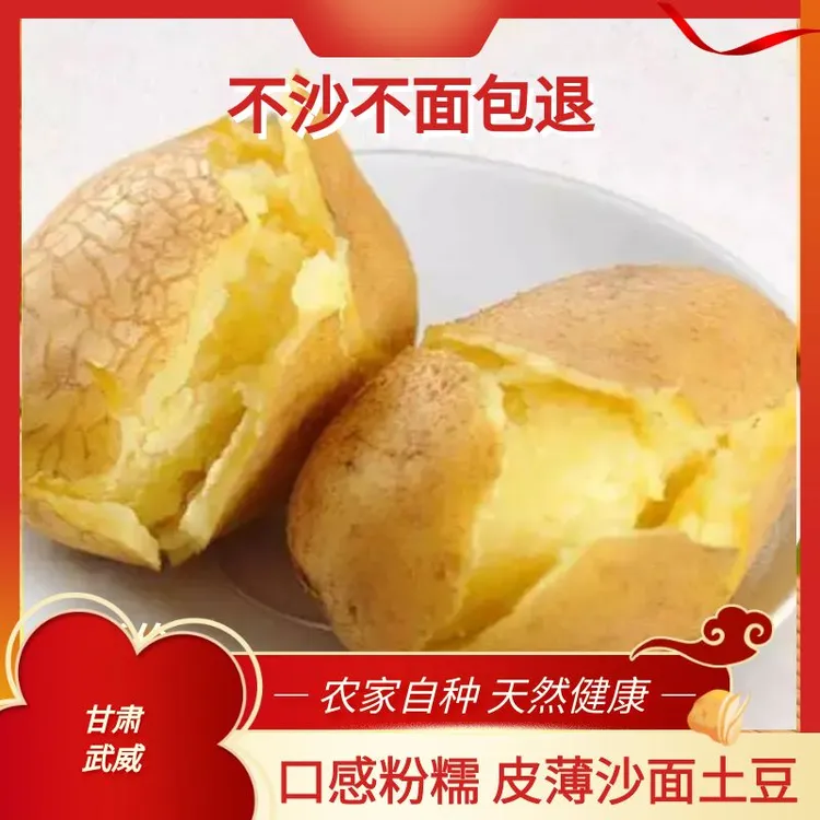 乡隆正宗甘肃沙瓤土豆农家新鲜现挖马铃薯洋芋当季蔬菜
