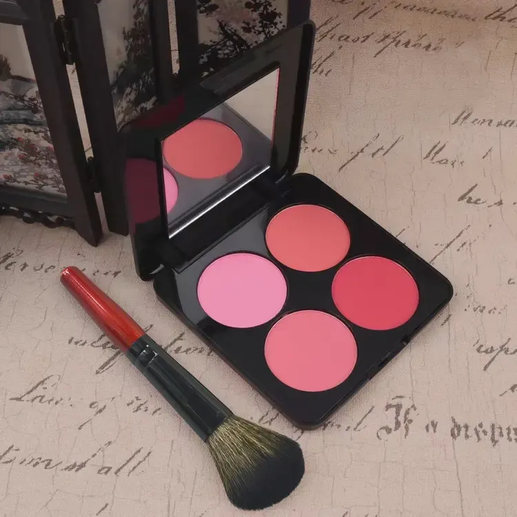 六一儿  童节舞台表演妆四色腮红盘修容高光一体盘自然胭脂学生女