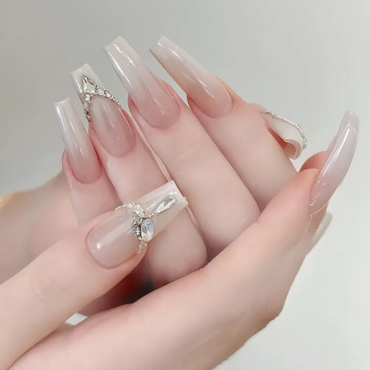 【爱恋】纯手工穿戴甲片美甲短款穿戴式中长款网红指甲片高质量新款