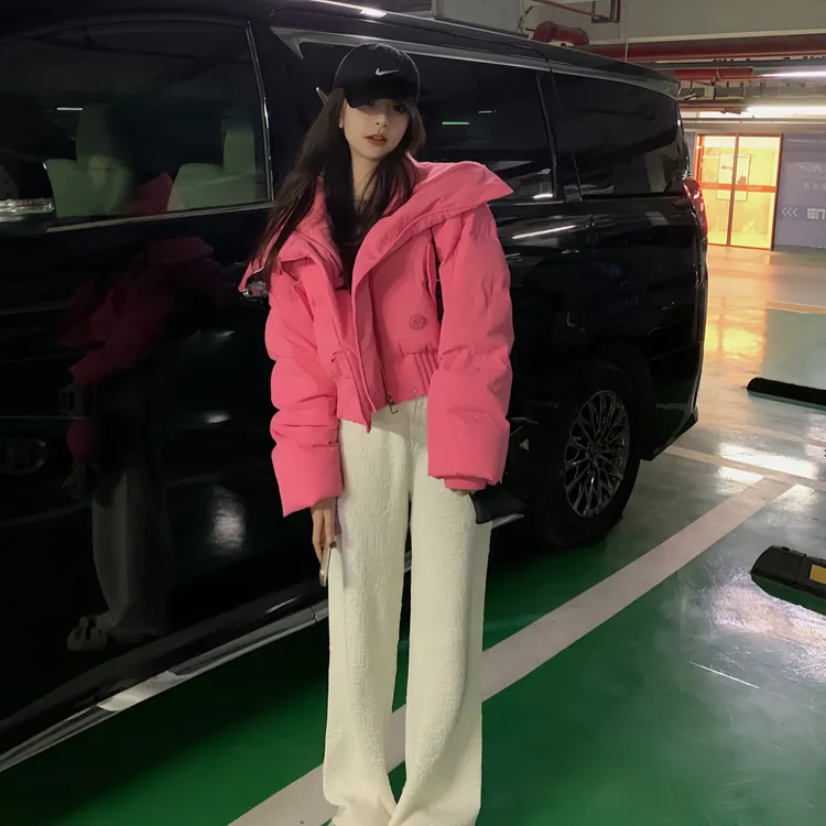 2025年新款冬季棉衣女短款韩版时尚大翻领保暖加厚学生潮流棉袄
