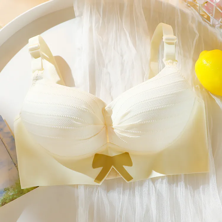 孕妇内衣女哺乳专用薄款双开扣防下垂聚拢怀孕期产后喂奶美背文胸