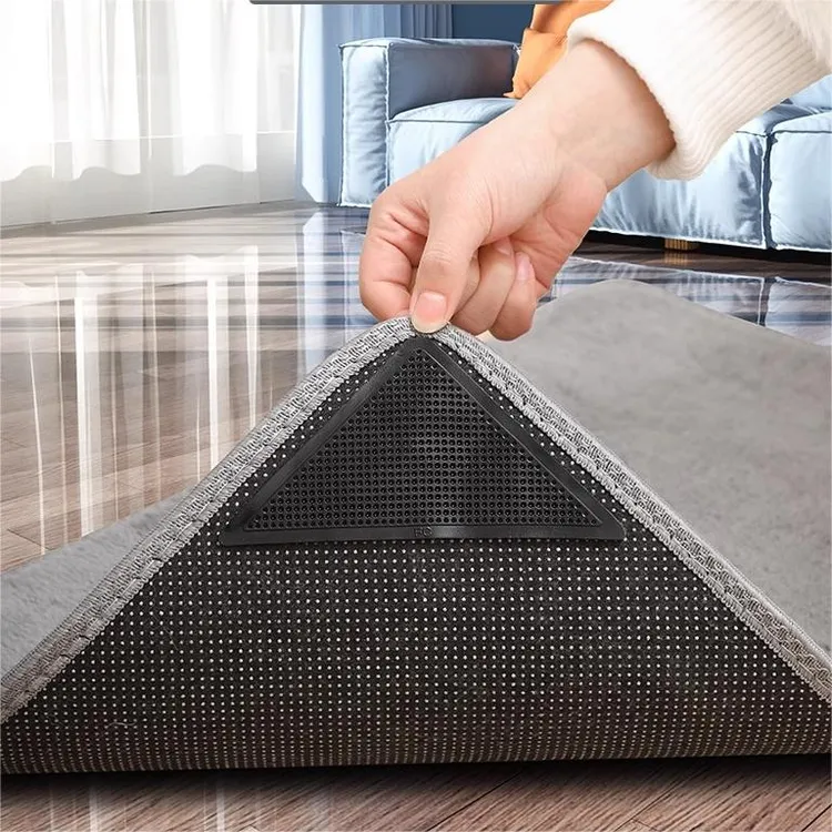 地垫固定防滑贴防移动自粘进户门口卧室地毯瑜伽爬爬垫多功能黑色