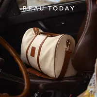 BeauToday【郭晓婷同款】手提旅行包女大容量帆布包斜挎包行李包