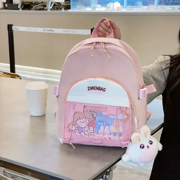 卡通可爱小学生一年级书包男童女孩儿童幼儿园中大班轻便双肩背包