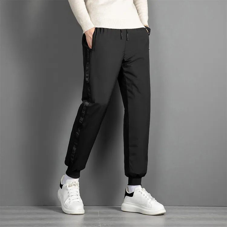 2023秋冬季男士棉裤加绒特厚大码直筒防风保暖休闲长裤男女同款