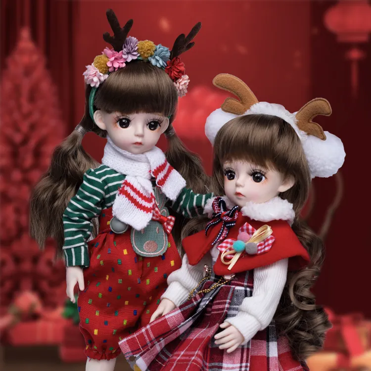 doris/多丽丝娃娃30cm6分bjd/sd人偶女孩实心素体仿真洋娃娃礼物