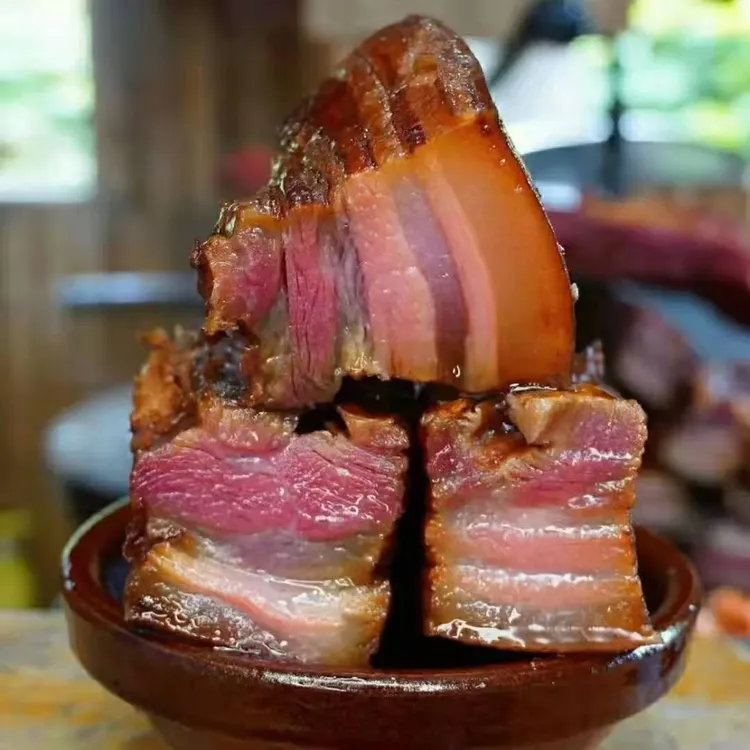 农家柴火烟熏腊肉五花肉正宗土猪腊味特色美食顺丰包邮
