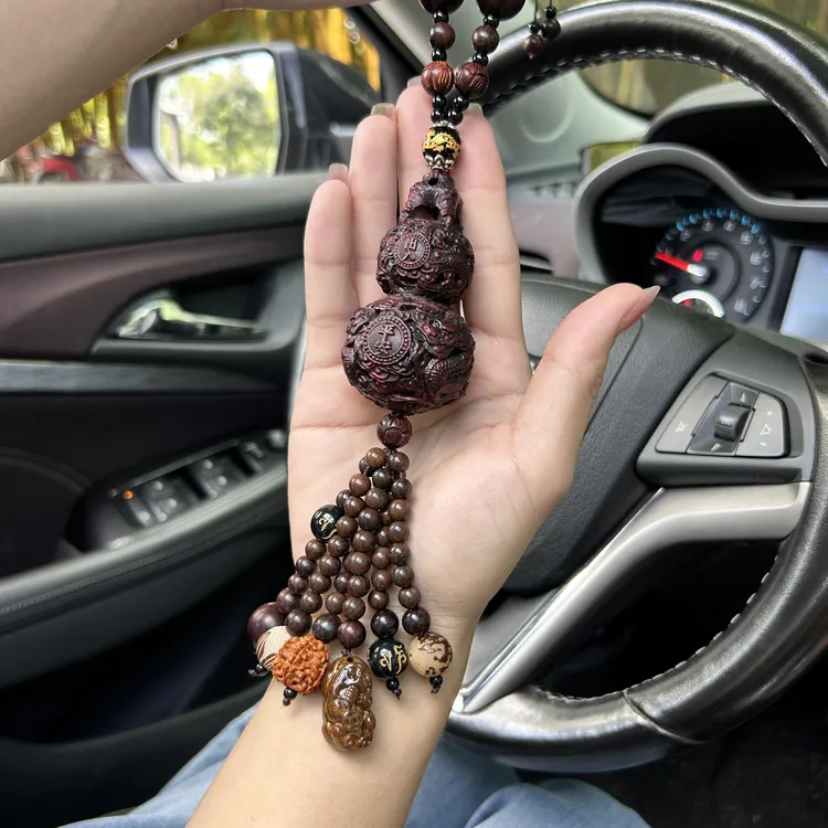 2025新款龙腾葫芦出入平安汽车挂件车内装饰挂饰送礼品高档车饰