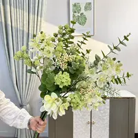 新中式森系大花束干花客厅摆设仿真花轻奢高端假花装饰摆件设计感