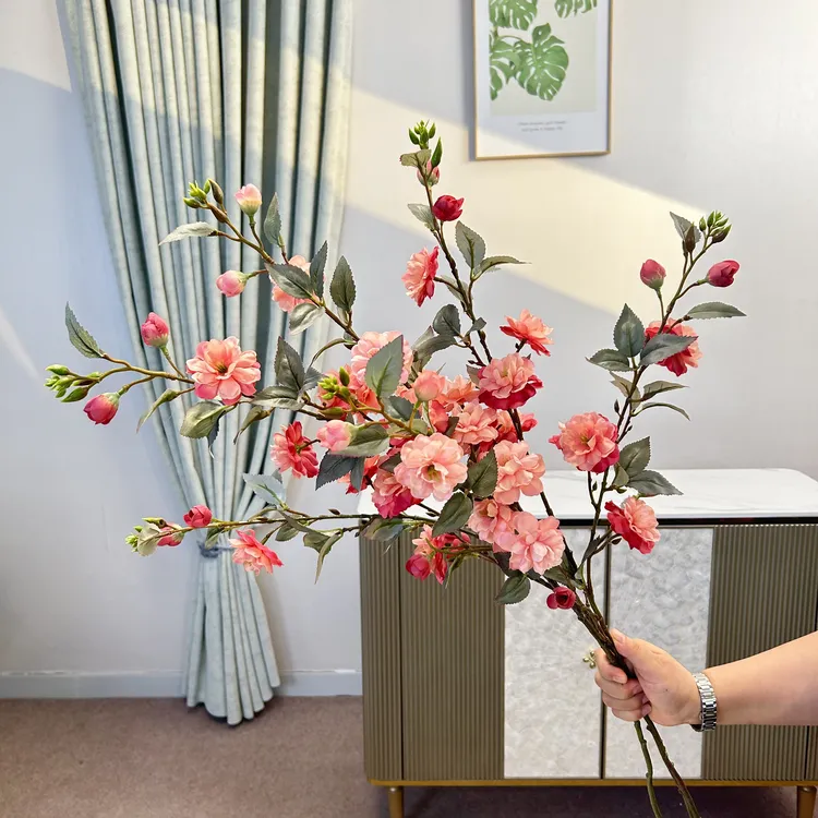 【补单专拍】伊塔洛山茶花高端仿真花假花中式国风客厅餐桌玄关装饰