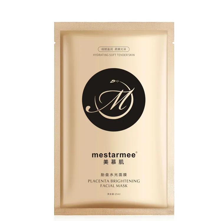 mestarmee/美慕肌胎盘保湿淡纹水光面膜个人5片盈润补水工厂