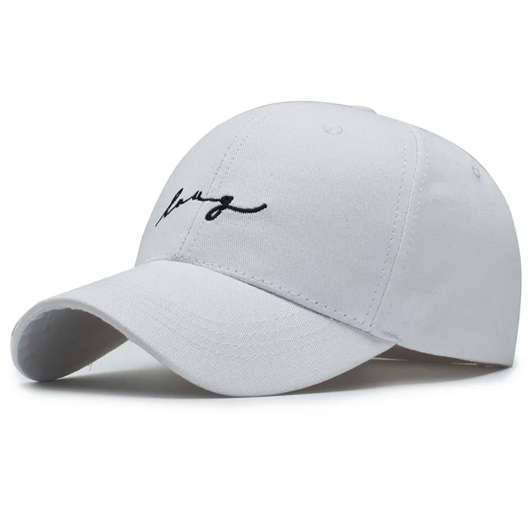 韩版春季新款刺绣字母棒球帽时尚帽子情侣款鸭舌帽绣花防晒遮阳帽