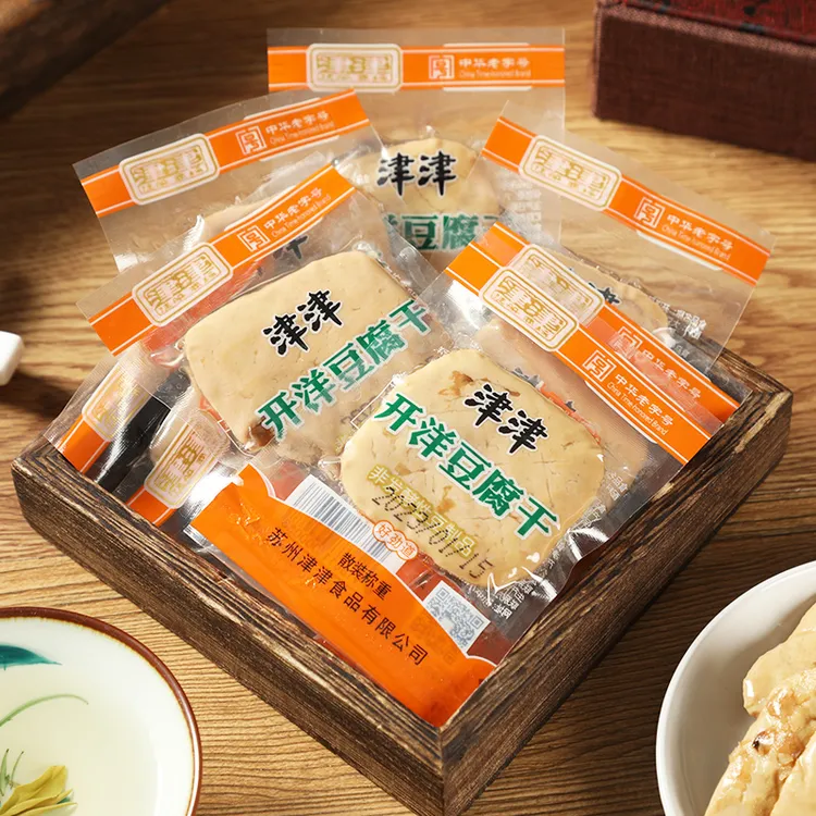 津津散称开洋豆腐干小包装苏州特产豆干老字号食品休闲小吃500g