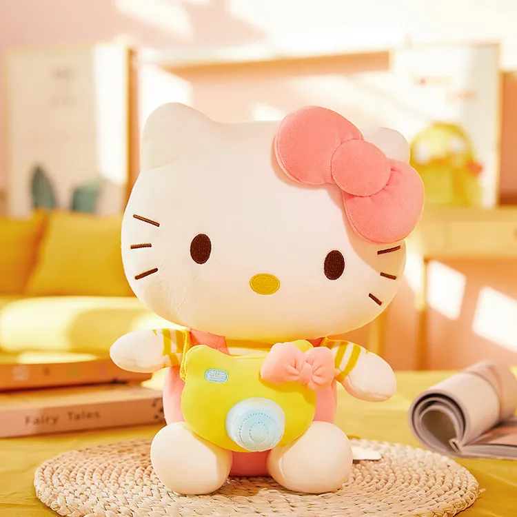 正版三丽鸥hellokitty泡泡机公仔凯蒂猫毛绒玩偶娃娃七夕节礼物女