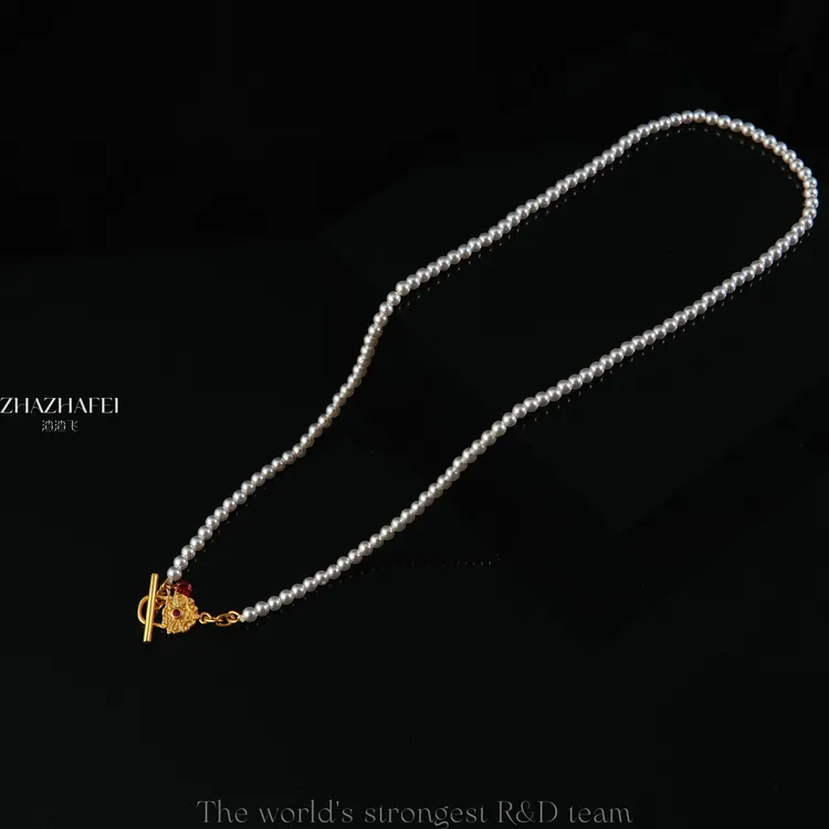 铜合金项链 溯源好物新中式国风系列小米珠珠项链~9025（40cm）