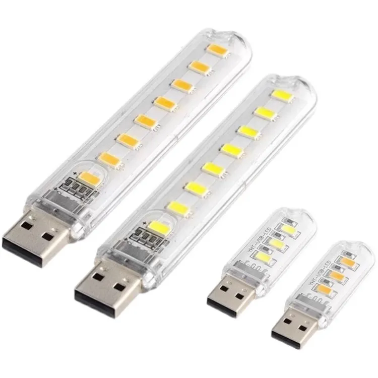 USB小夜灯LED灯电脑键盘充电宝灯学生宿舍野营迷你随身灯插电家用