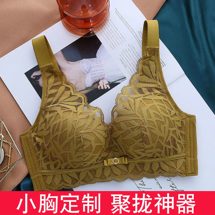 韵湘情2件装！内衣女性感小胸聚拢新款防下垂上托收副乳无钢圈文胸