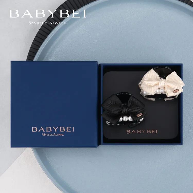【专属价】BABYBEI/初贝织织高亮珠小号抓夹蝴蝶结甜美温柔公主头