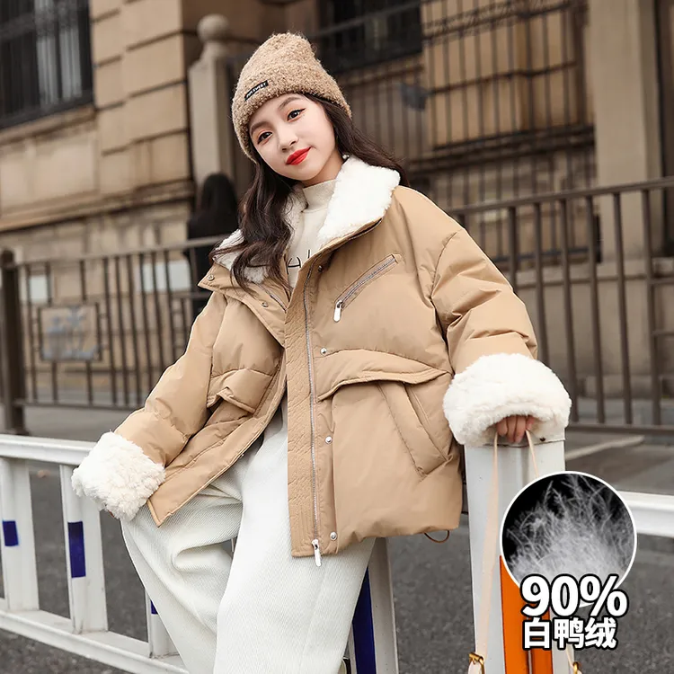 女童羽绒服冬装2024新款洋气女大童冬季加厚90白鸭绒儿童保暖外套