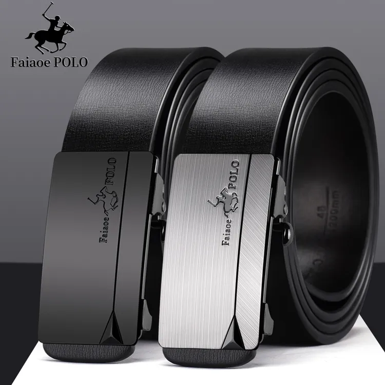 【2023新款】男士皮带百搭自动扣腰带高档时尚商务中老年裤腰带